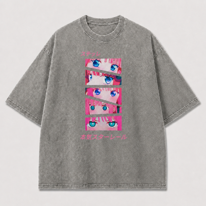 Pink Vision Grid Graphic Tee