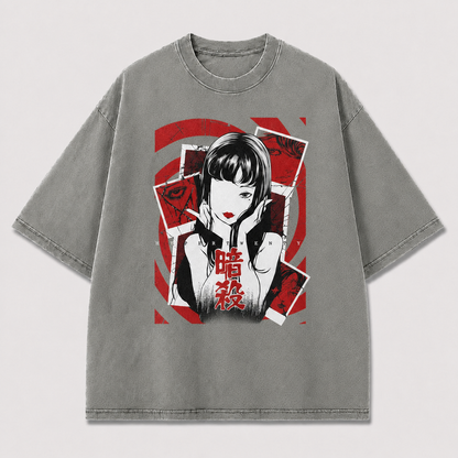 Crimson Portrait Graphic Tee
