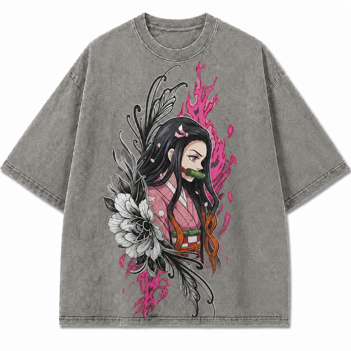 Floral Magenta Flame Muse Graphic Tee