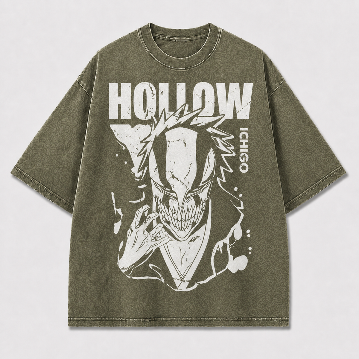 Hollow Mask Monochrome Graphic Tee