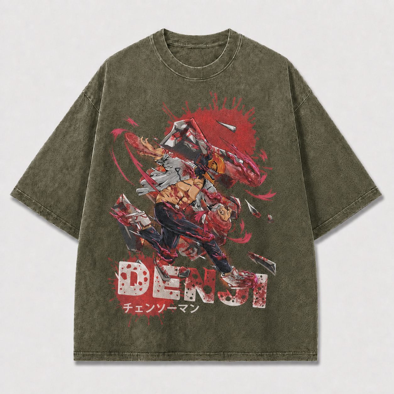 Dynamic and Action Graphic Featuring a Oversized Graphic Tee