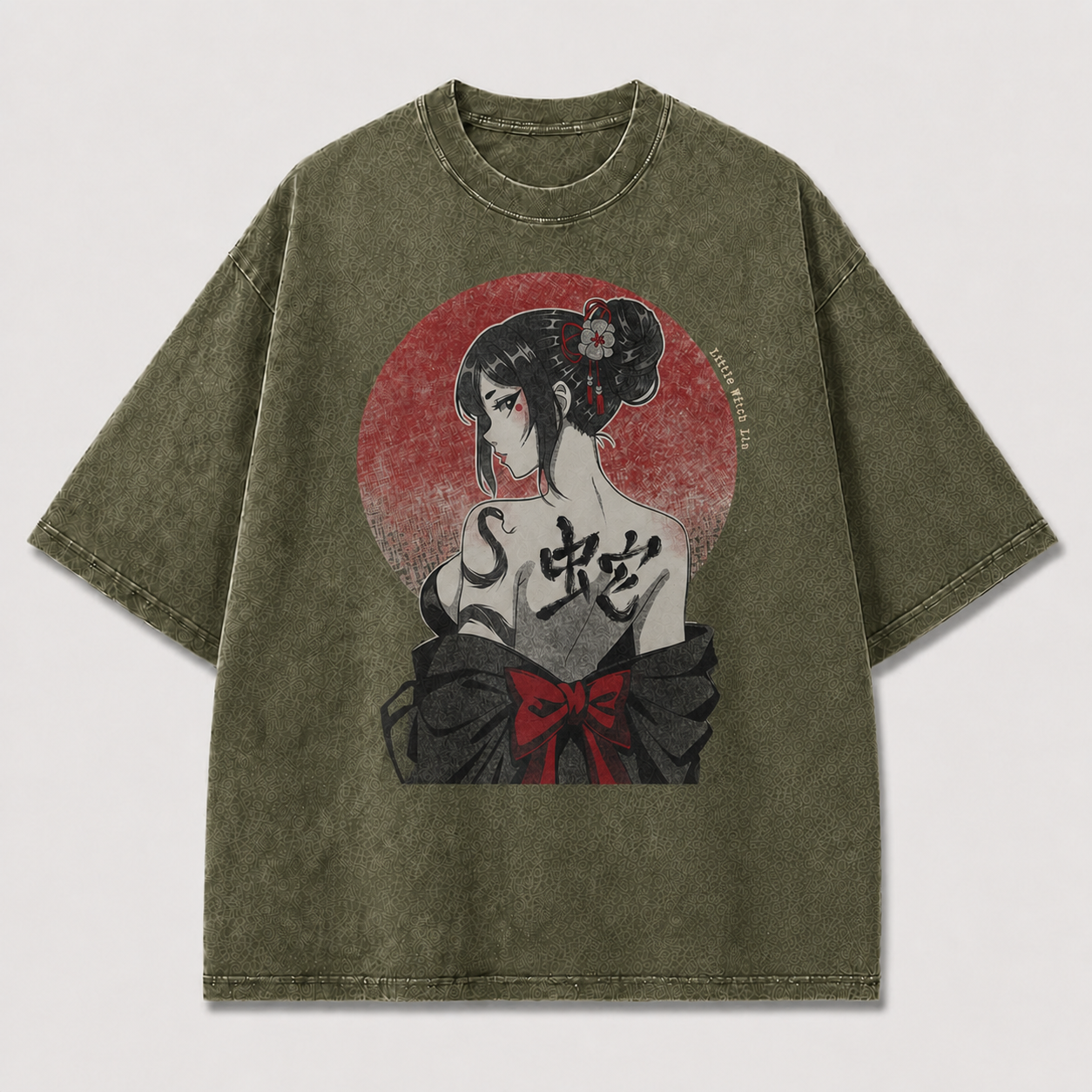 Moonlit Serpent Graphic Tee