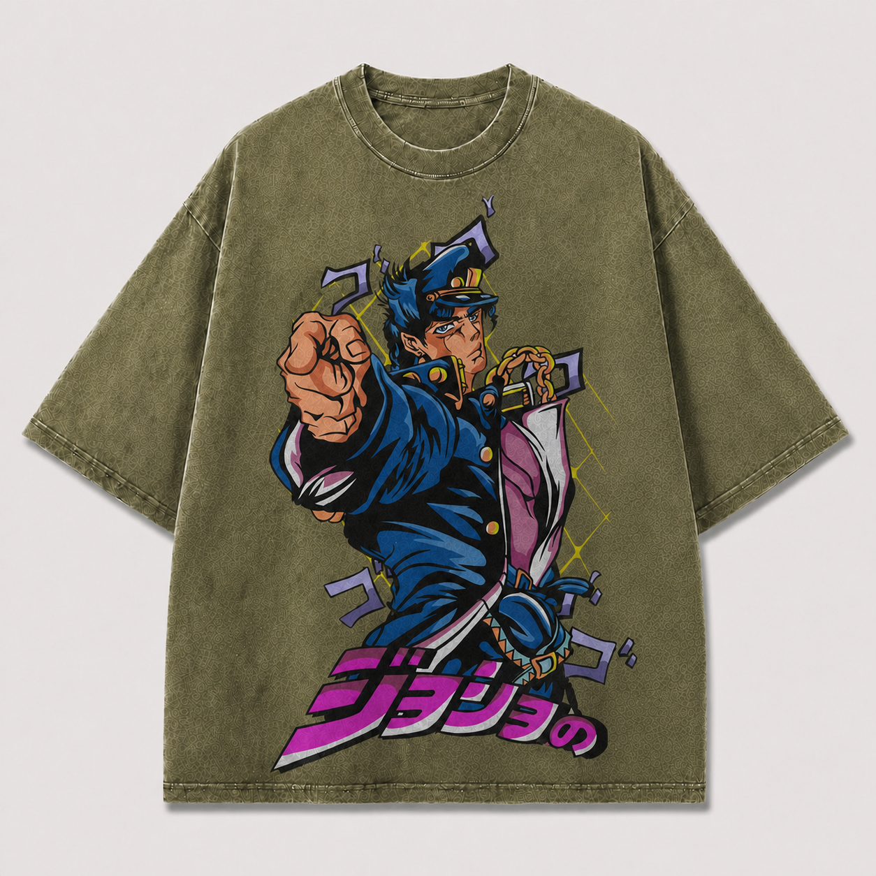 Bold Manga Hero Portrait Tee