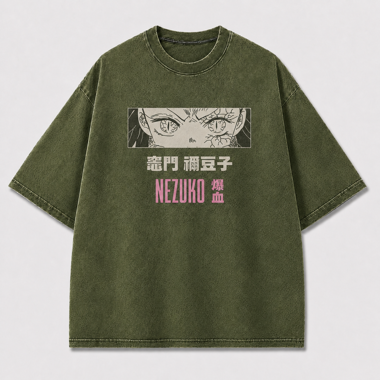 Pink Anime Eyes Graphic Tee