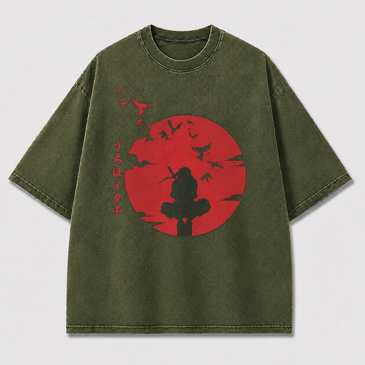 Crimson Moon Ninja Graphic Tee
