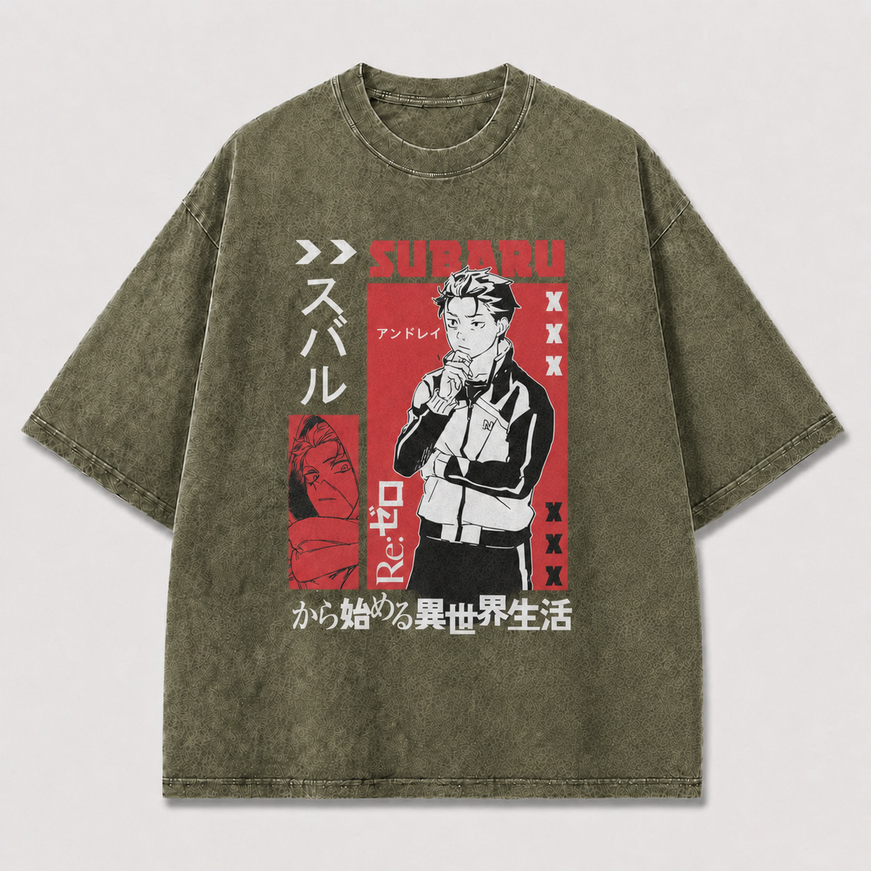 Red-and-black Academy Character Tee