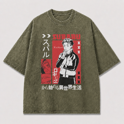 Red-and-black Academy Character Tee