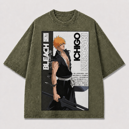 Monochrome Swordsman Poster Tee