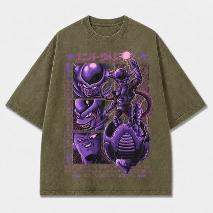 Purple Galactic Manga Villain Graphic Tee