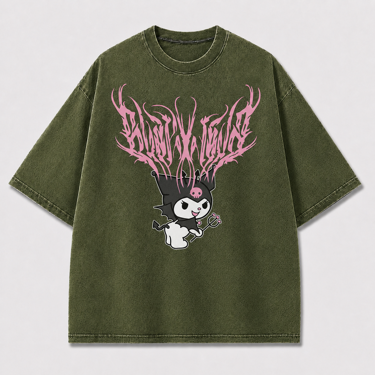 Pink Devil Streetwear Graphic Tee