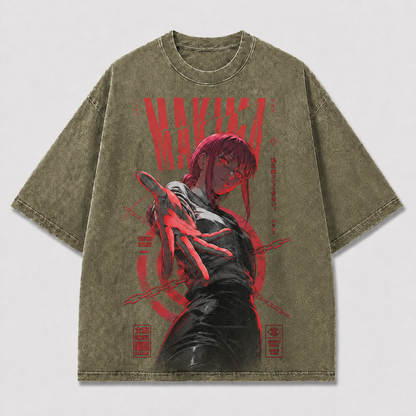 Crimson Supernatural Figure Tee