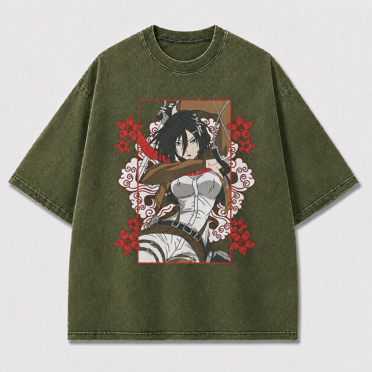 Red Blossom Warrior Graphic Tee