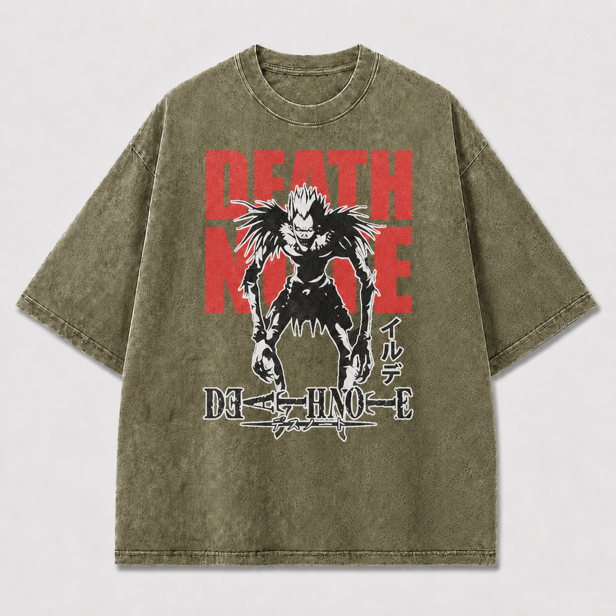High-contrast and Graphic Featuring an Ominous Oversized Graphic Tee