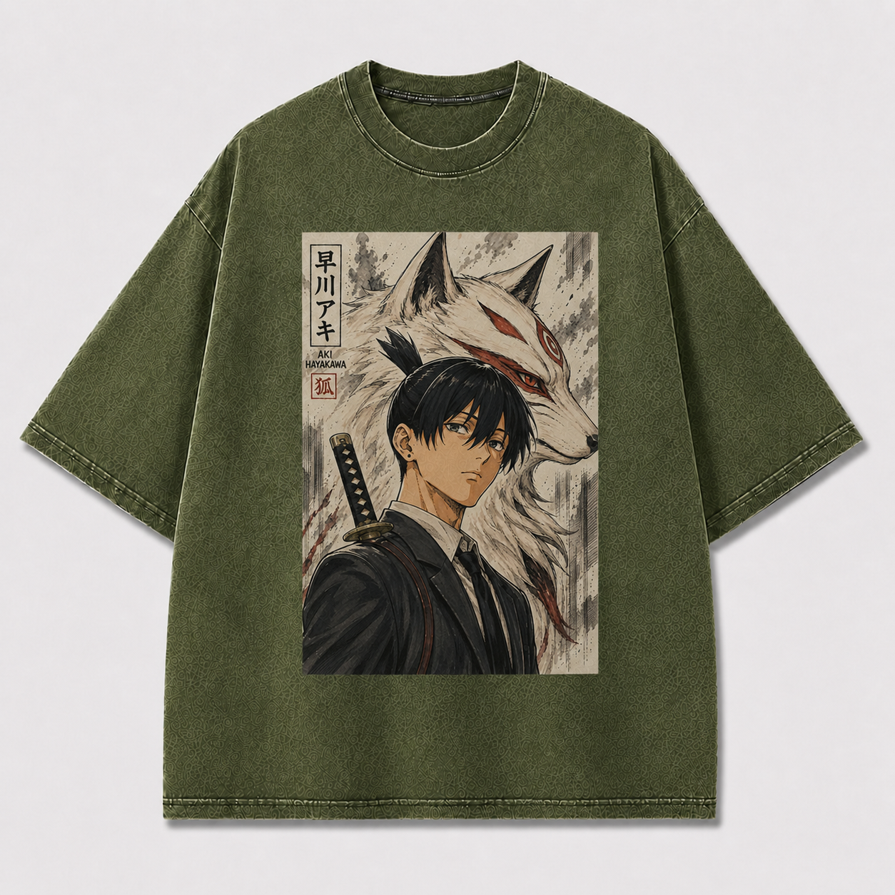 Samurai Fox Spirit Graphic Tee