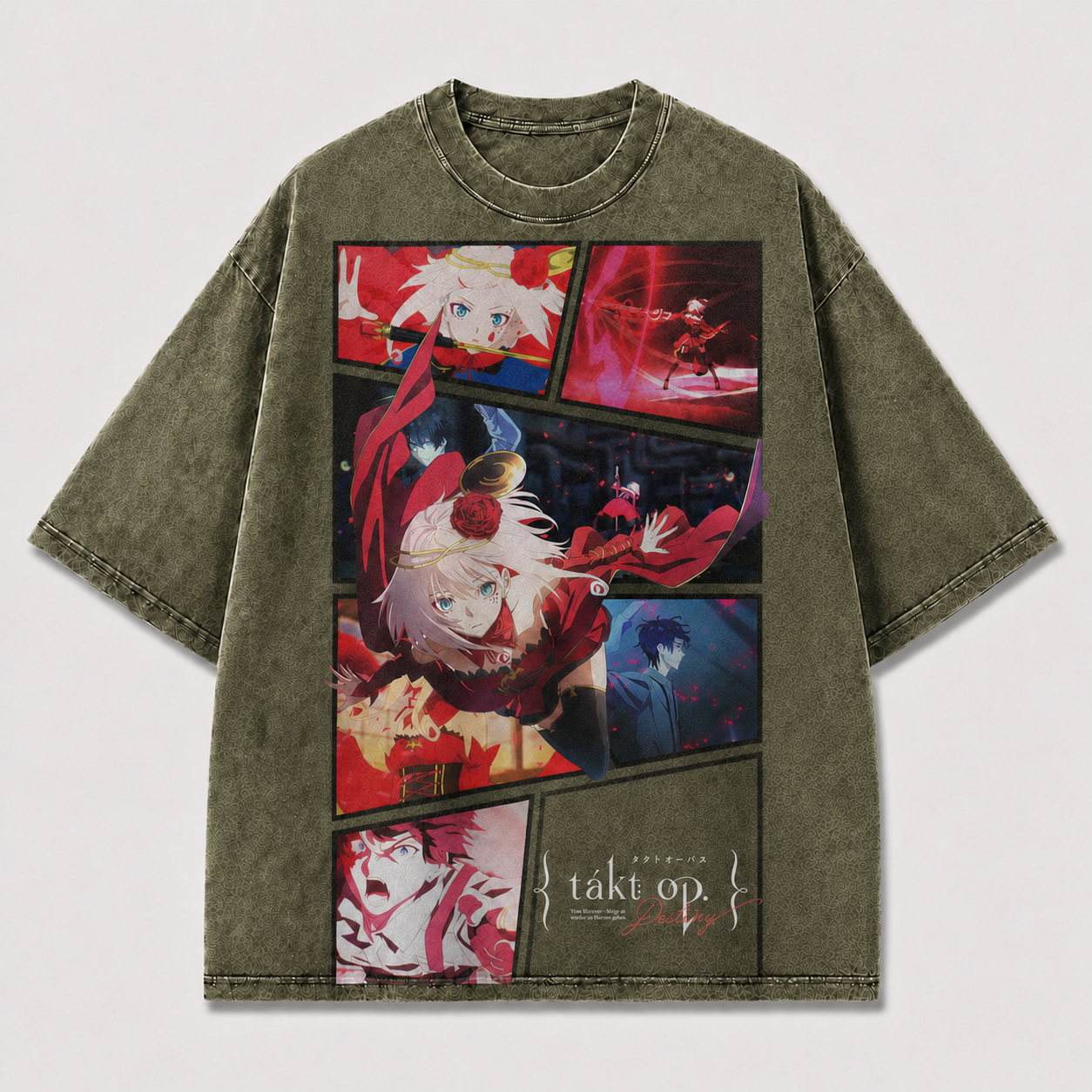 Cinematic Manga Panel Collage Tee