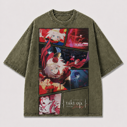 Cinematic Manga Panel Collage Tee