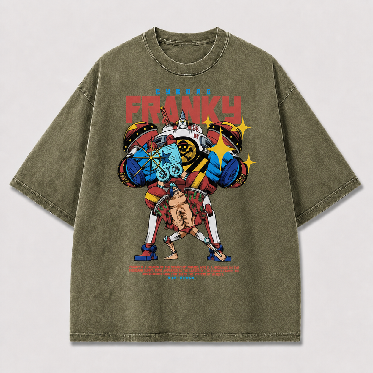 Colorful Cyborg Hero Tee