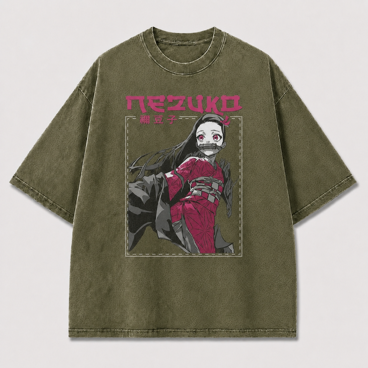 Pink-accented Bamboo Warrior Tee