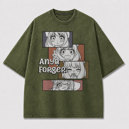 Cute Anime Panel Graphic Tee