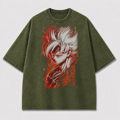 Red Energy Warrior Graphic Tee