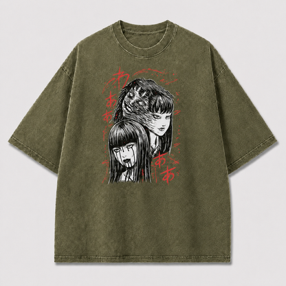 Dark Twin Portrait Graphic Tee