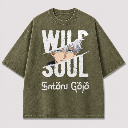 Wild Soul Typography Portrait Tee