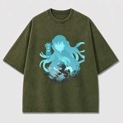 Turquoise Spirit Silhouette Graphic Tee