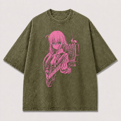 Pink Guitar Muse Graphic Tee