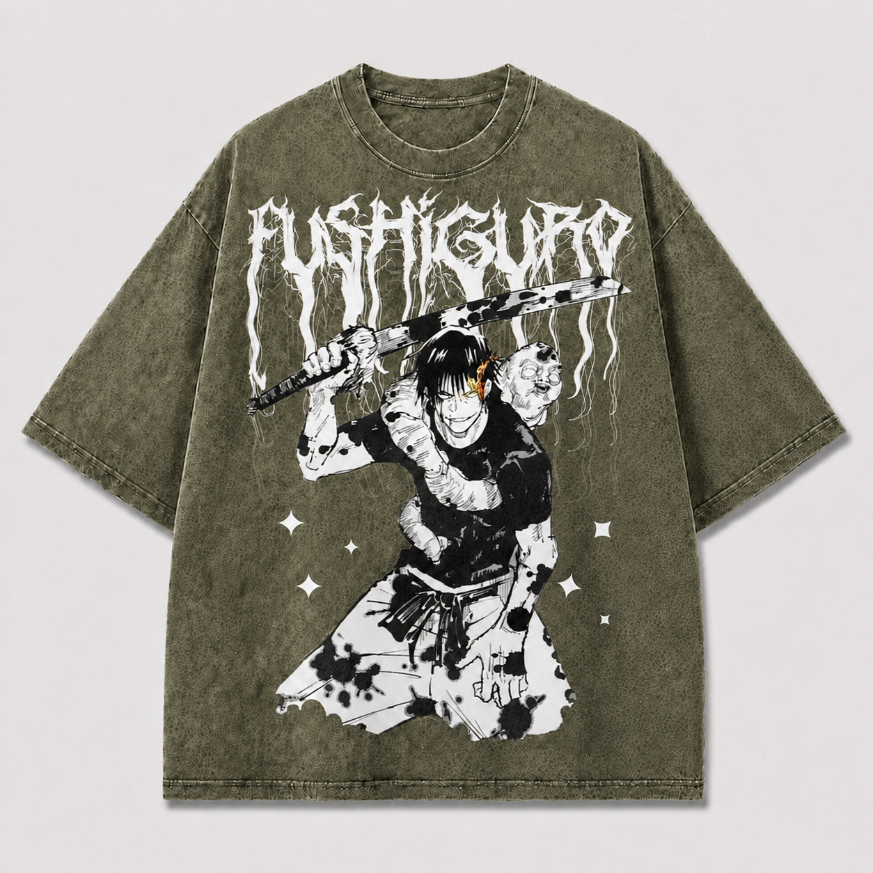 Distressed Dark Warrior Graphic Tee