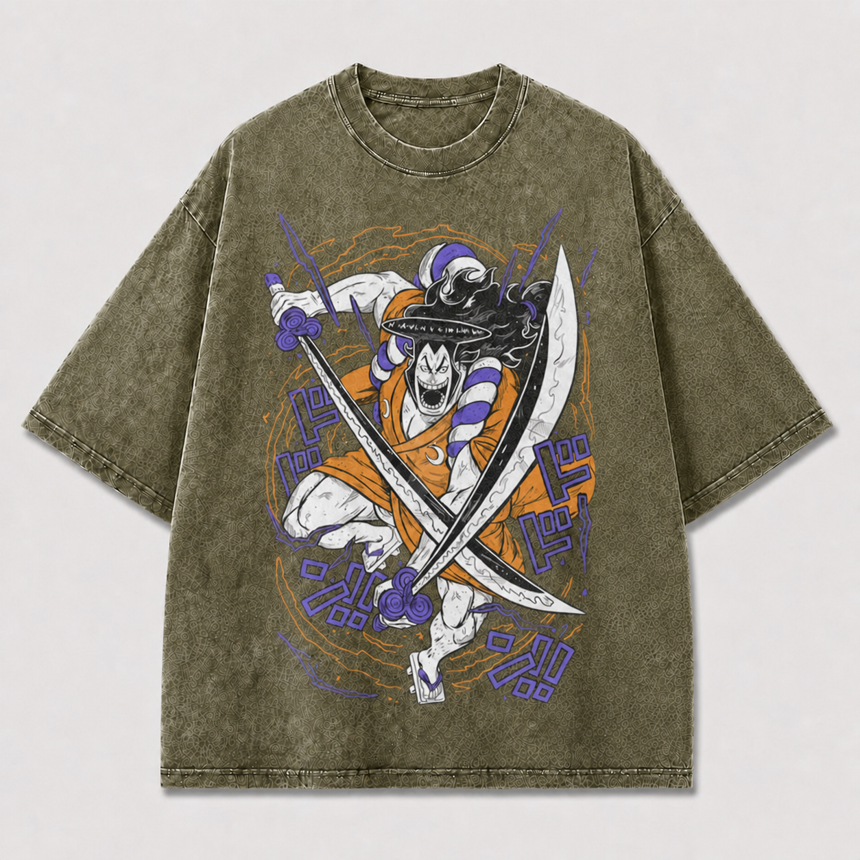 Stylized Skeletal Swordsman Tee