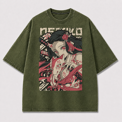 Fox Mask Portrait Graphic Tee