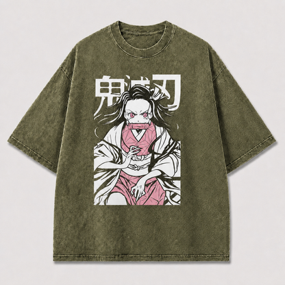 Monochrome Manga Warrior Tee