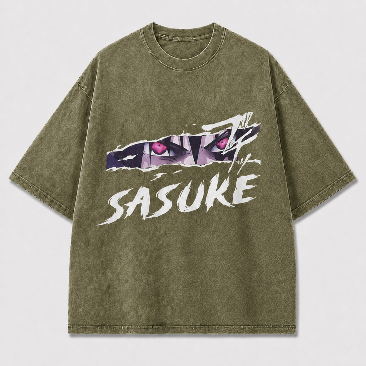 Purple Torn Eyes Graphic Tee