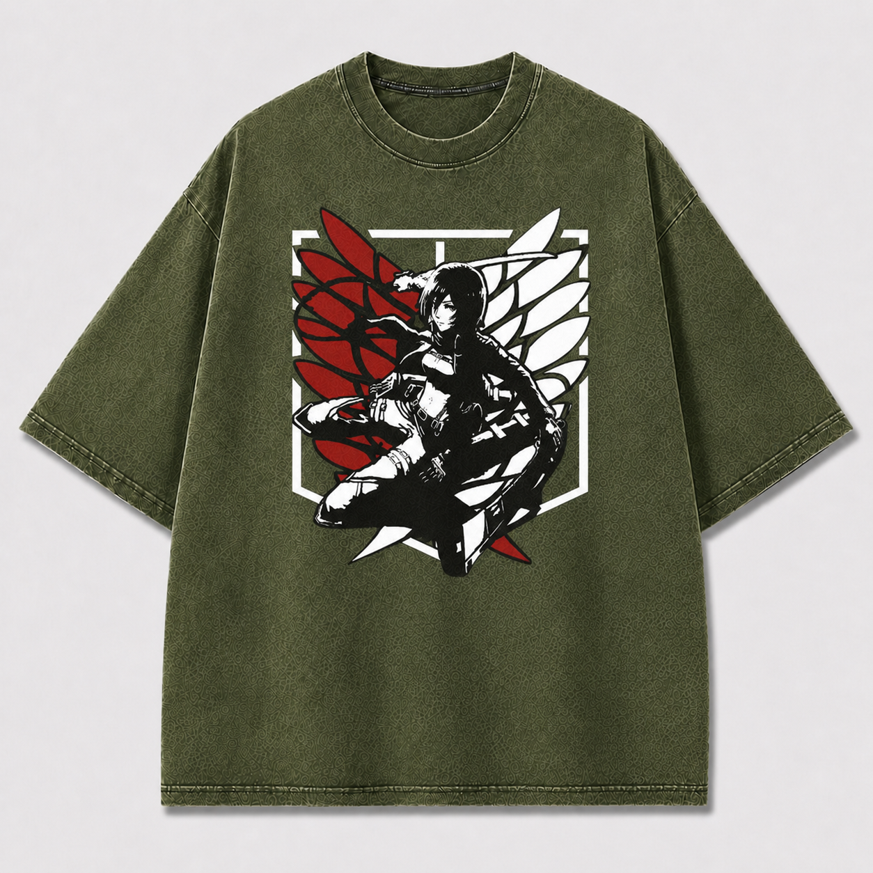Red Winged Fighter Graphic Tee