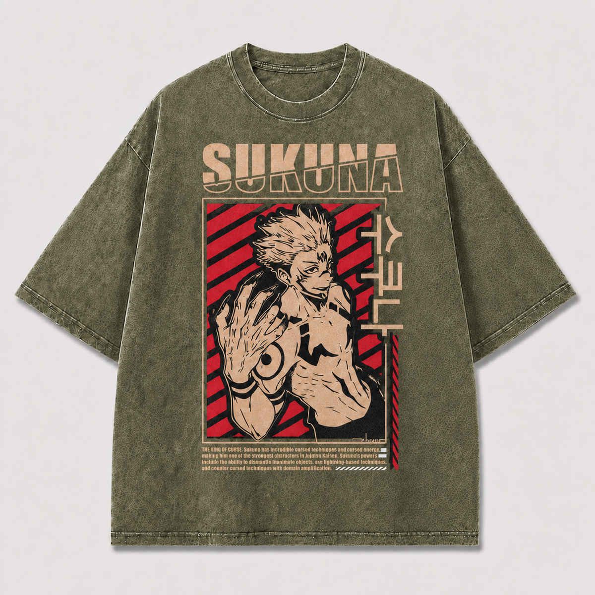 Tattooed Demon King Portrait Tee