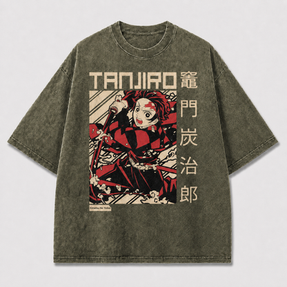 Bold and Action Graphic Featuring an Energetic Oversized Graphic Tee